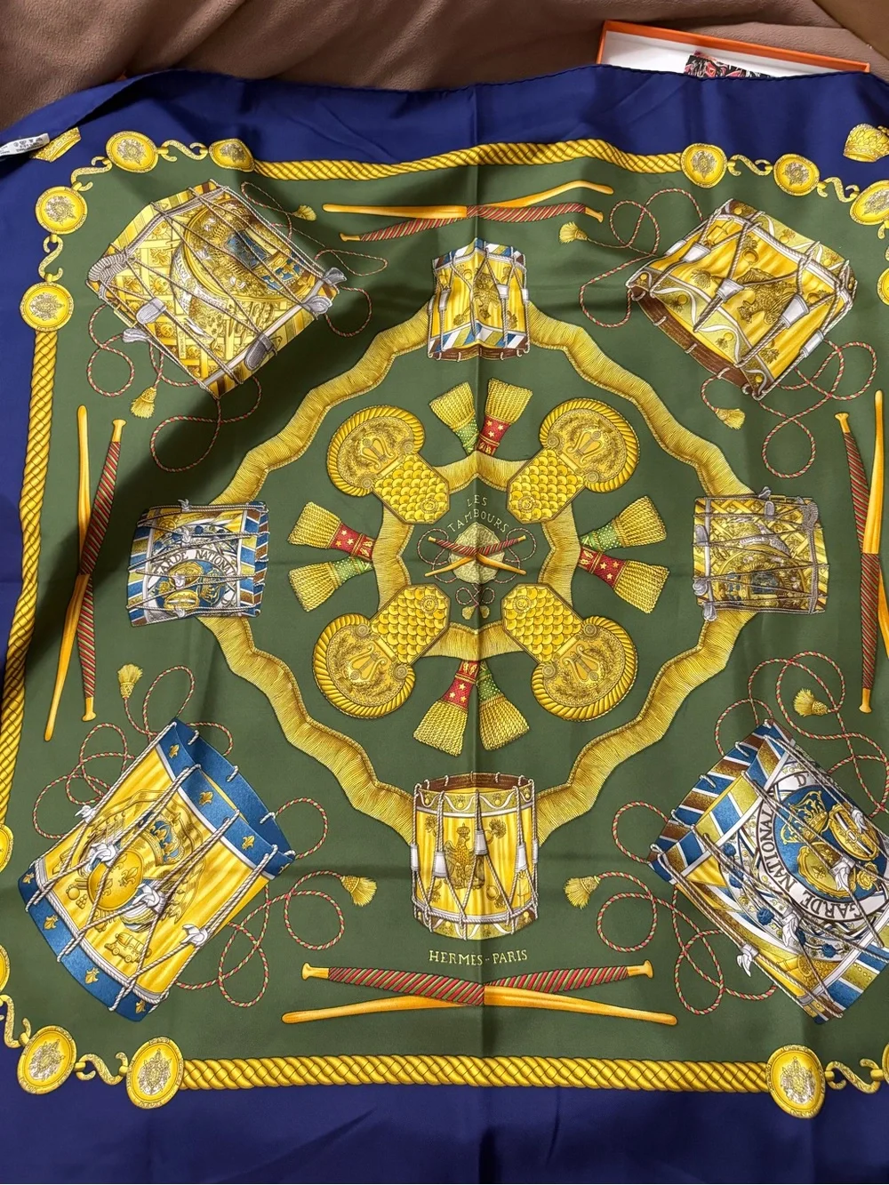 Hermes silk scarf